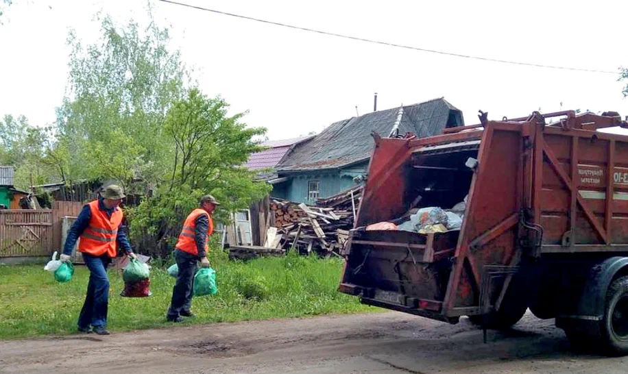 Вывоз мусора из частного дома в Луховицах в октябре