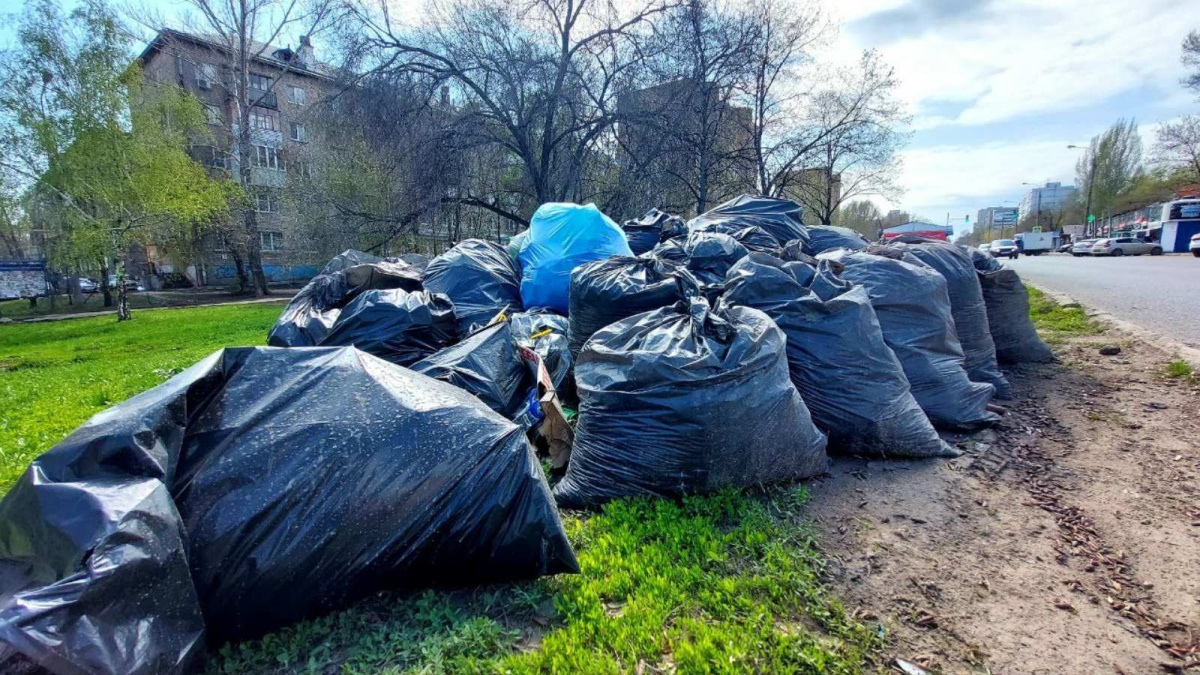 Вывоз и утилизация мусора после субботника в Луховицах в октябре