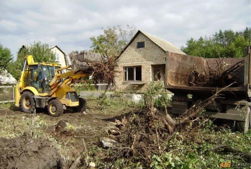 Уборка участков от мусора любой сложности в Луховицах в октябре