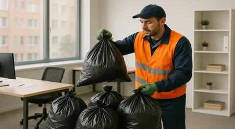 Уборка и вывоз мусора после мероприятий в Луховицах в октябре